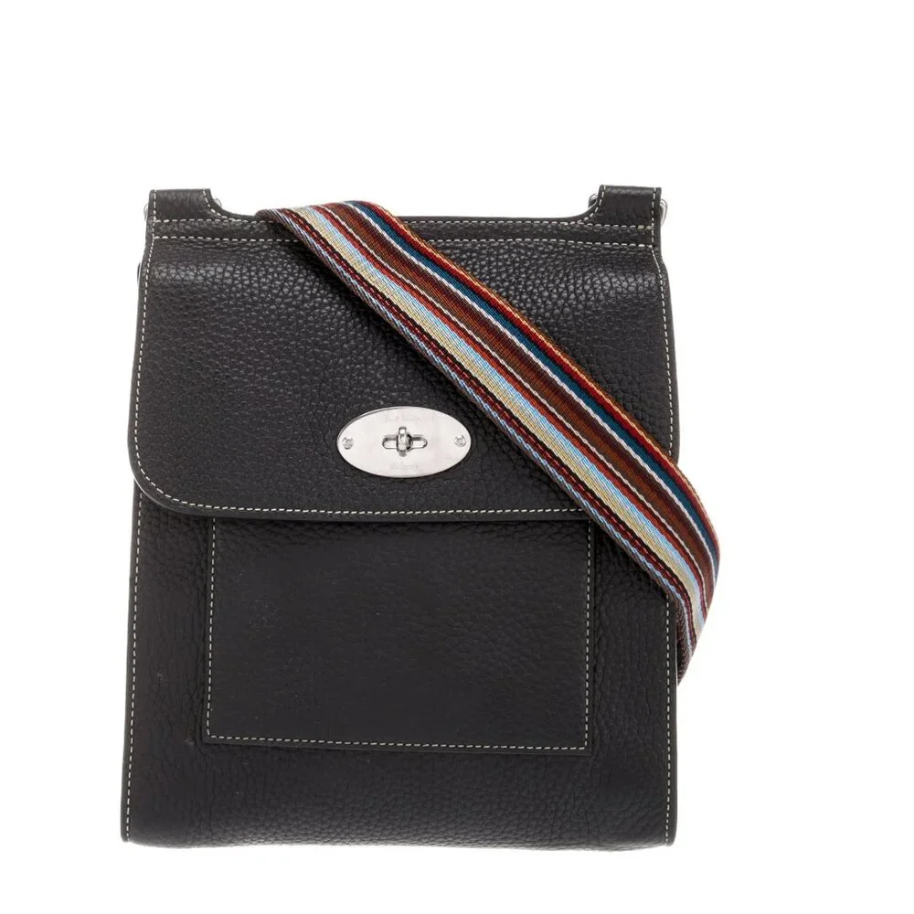 Mulberry x Paul Smith Antony in Black Grained Leather - Picture 2 of 7